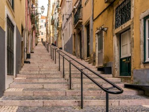Λισαβόνα Ιστορία Lisbon stairs-