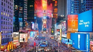 Times Square New Year's Eve Ball Drop 2014