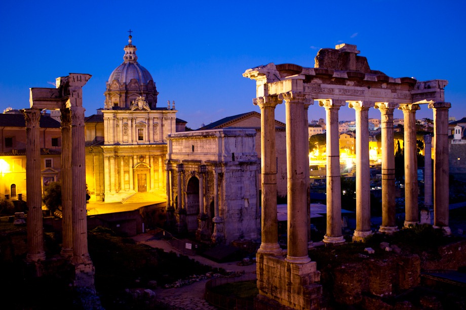 Ρώμη Αξιοθέατα Ρωμαϊκή Αγορά (Foro Romano) και ο Παλατίνος Λόφος  (Palatino)